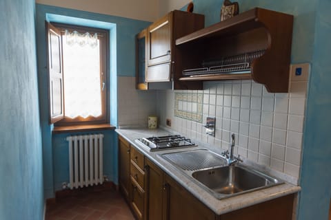 Apartment, Non Smoking, Garden View | Private kitchen