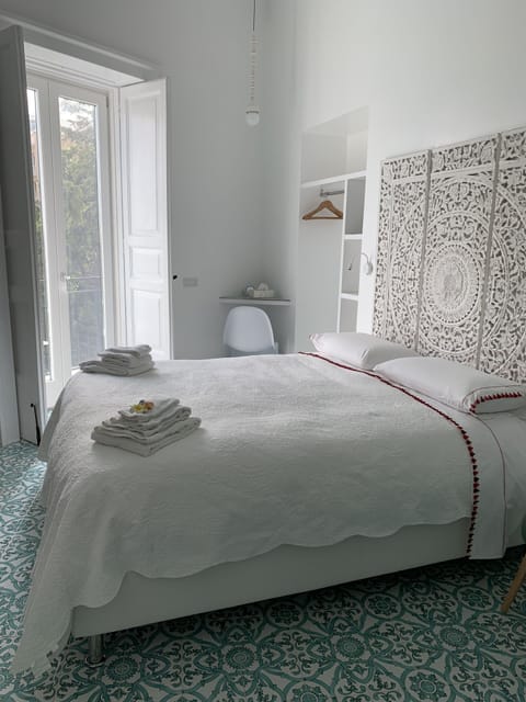 Deluxe Double Room, 1 Queen Bed, Balcony (Positano) | Egyptian cotton sheets, premium bedding, memory foam beds, in-room safe