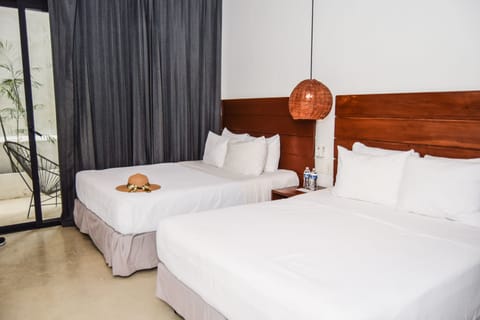 Standard Room, 2 Queen Beds | In-room safe, free WiFi, bed sheets