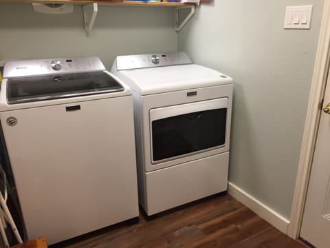 Free Use of washer and Dryer