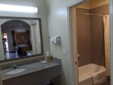 Standard Single Room | Bathroom | Separate tub and shower, hair dryer, towels