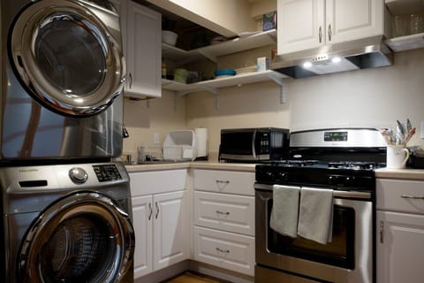 Kitchen, all new SS, full size W/D