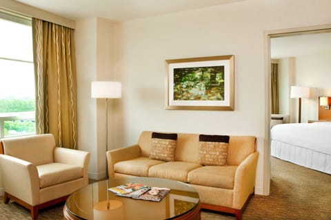 Suite, 1 King Bed, Lake View | Premium bedding, down comforters, pillowtop beds, in-room safe