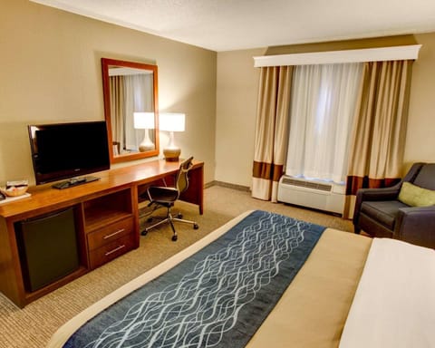 Standard Room, 1 King Bed, Non Smoking | Premium bedding, in-room safe, desk, laptop workspace