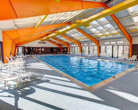 Indoor pool, open 6:00 AM to 9:00 PM, sun loungers