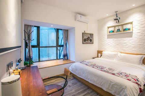 Exclusive Double Room | Desk, blackout drapes, iron/ironing board, free WiFi
