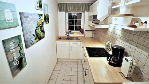 Comfort Apartment, Park View, Ground Floor (Parklife Apartment - PLA 47) | Private kitchen | Full-size fridge, microwave, oven, stovetop