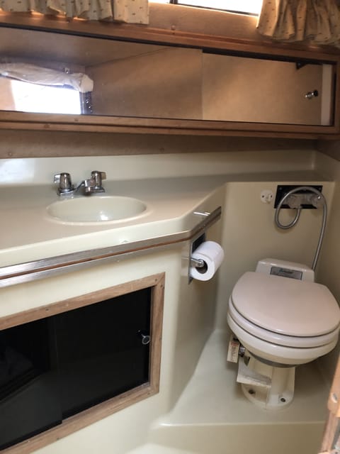 House Boat | Bathroom | Shower, free toiletries, hair dryer, towels