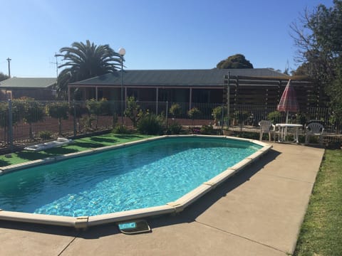 Seasonal outdoor pool, open 6 AM to 9 PM, sun loungers