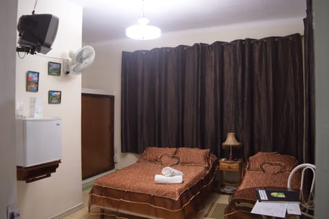 Economy Double Room, Multiple Beds, Private Bathroom | Premium bedding, down comforters, minibar, individually decorated