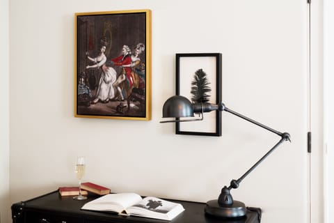 Premium Room, 1 King Bed, Fireplace | Frette Italian sheets, premium bedding, down comforters, in-room safe