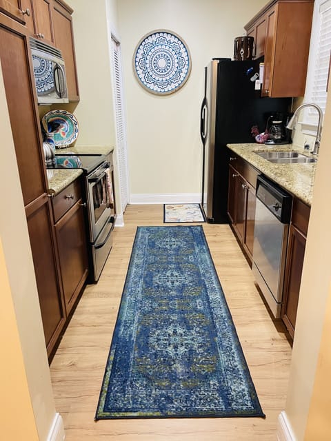 Fully stocked kitchen