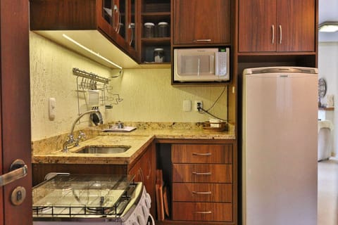 Apartment | Private kitchen | Full-size fridge, microwave, oven, stovetop