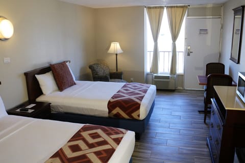 Basic Twin Room, 2 Double Beds, Non Smoking 2nd Floor | Premium bedding, pillowtop beds, in-room safe, blackout drapes