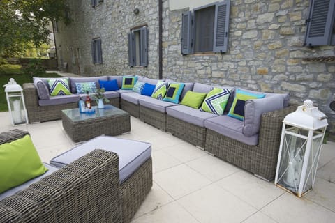 Outdoor lounging area