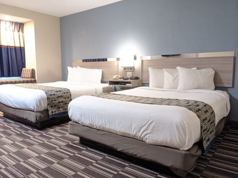 Standard Room, 2 Queen Beds | Hypo-allergenic bedding, pillowtop beds, desk, laptop workspace