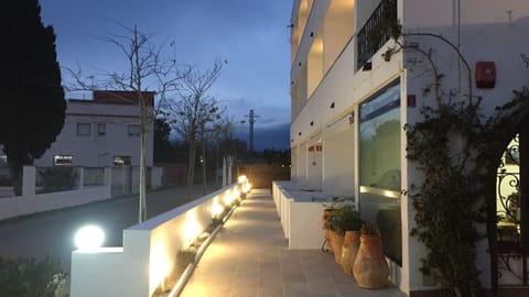 Front of property - evening/night