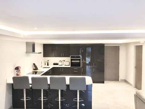 Gatsby House Apartment, 4 Bedrooms,  En-Suite | Private kitchen | Full-size fridge, microwave, oven, dishwasher