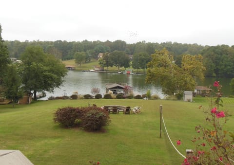 Lakeside view from deck