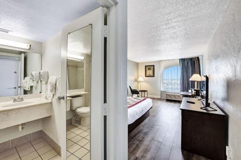 Upper Floor 2 Queen Beds | In-room safe, desk, blackout drapes, iron/ironing board