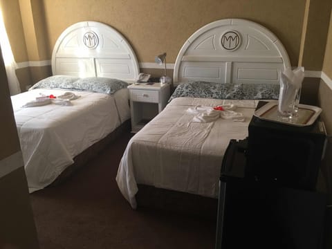 Family Double Room, 2 Double Beds, Non Smoking | Egyptian cotton sheets, premium bedding, down comforters, in-room safe