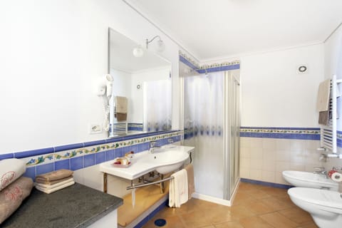 Deluxe Double Room | Bathroom | Shower, free toiletries, hair dryer, bidet