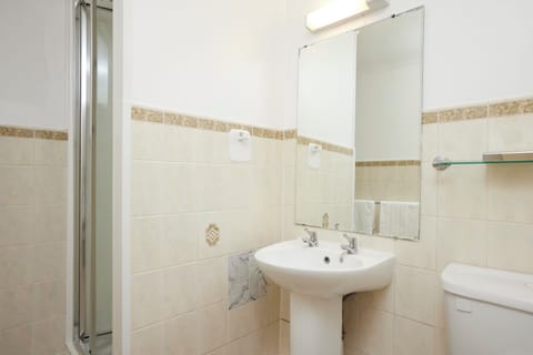 Single Room | Bathroom | Hair dryer, towels