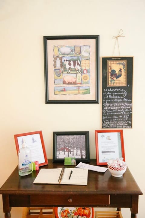 Welcome table in kitchen!