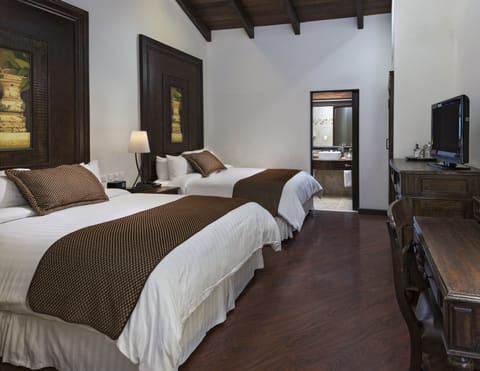 Deluxe Room, 2 Queen Beds | Premium bedding, down comforters, pillowtop beds, minibar