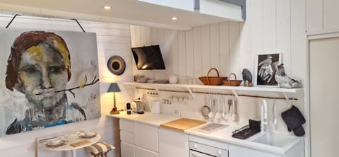Deluxe Suite, Sauna | Private kitchen | Fridge, microwave, stovetop, espresso maker