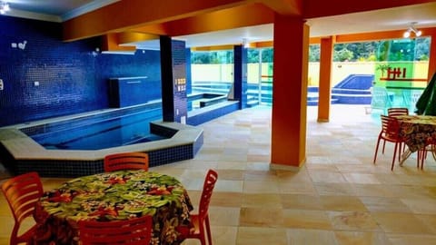 Indoor pool, outdoor pool, open 2:00 PM to 8:30 PM, sun loungers