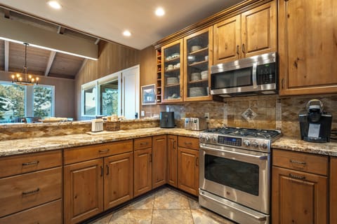 Our kitchen features more than 10 different small appliances!