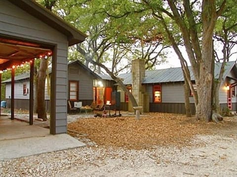 Covered parking and back patio