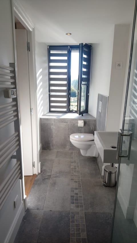 Deluxe Double Room, Non Smoking | Bathroom | Shower, hair dryer, towels