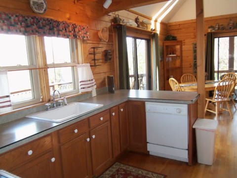 Stocked kitchen. Mr. Coffee drip maker, crockpot, blender, casseroles, and more.