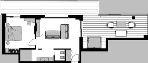 Family Suite, 1 King Bed, Balcony, Tower | Floor plan