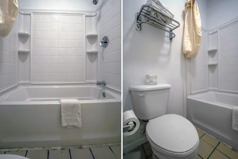 Room, 2 Queen Beds | Bathroom | Free toiletries, towels