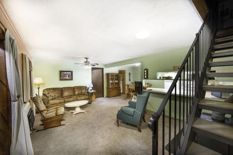 Downstairs living area