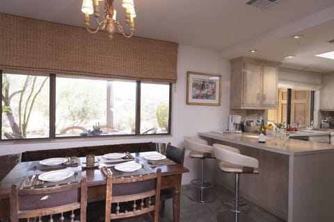 Kitchen bar and dining room