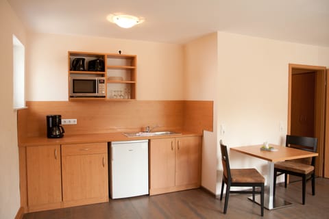 Apartment (3) | Private kitchenette | Fridge, microwave, coffee/tea maker, electric kettle