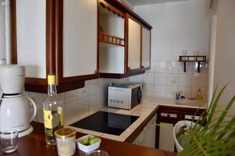 Comfort Apartment, 1 Bedroom | Private kitchen | Fridge, microwave, dishwasher, toaster