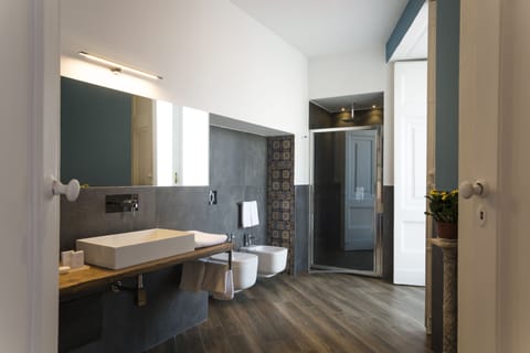 Superior Double or Twin Room | Bathroom | Designer toiletries, hair dryer, slippers, bidet