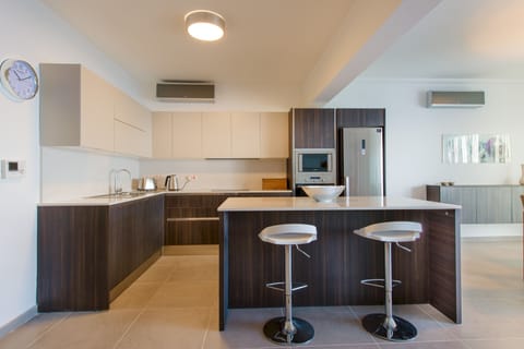 Apartment (3 Bedrooms) | Private kitchen | Full-size fridge, oven, dishwasher, espresso maker