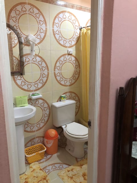 Double Room | Bathroom | Shower, towels, soap, toilet paper