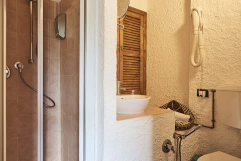 Room, Balcony, Sea View | Bathroom | Shower, rainfall showerhead, eco-friendly toiletries, hair dryer