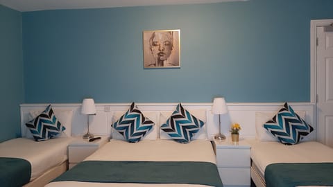 Family Room | Blackout drapes, iron/ironing board, free WiFi