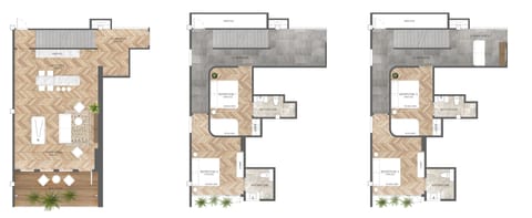 4 Bedrooms Penthouse Suite | Floor plan