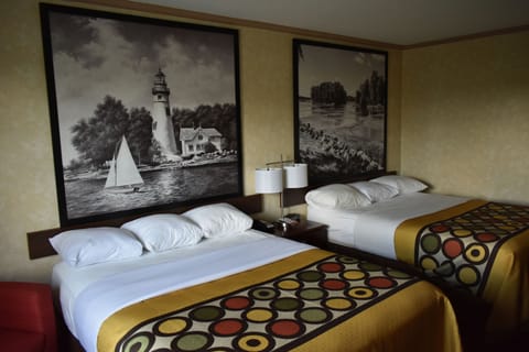 Standard Room, 2 Queen Beds | In-room safe, desk, iron/ironing board, free WiFi