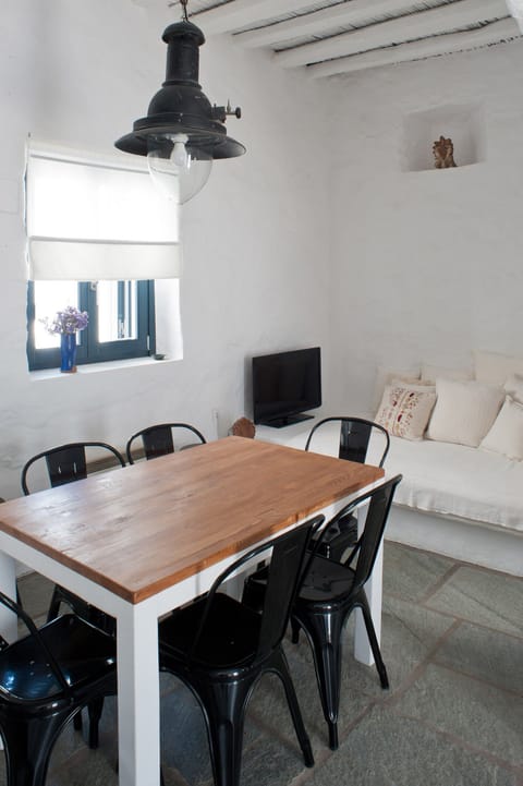 The dining room and the second part of the living room