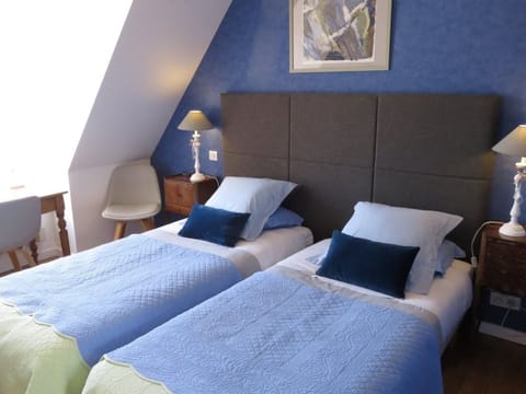 Comfort Double or Twin Room, Ensuite, Garden View (3. Chambre Bleue) | WiFi